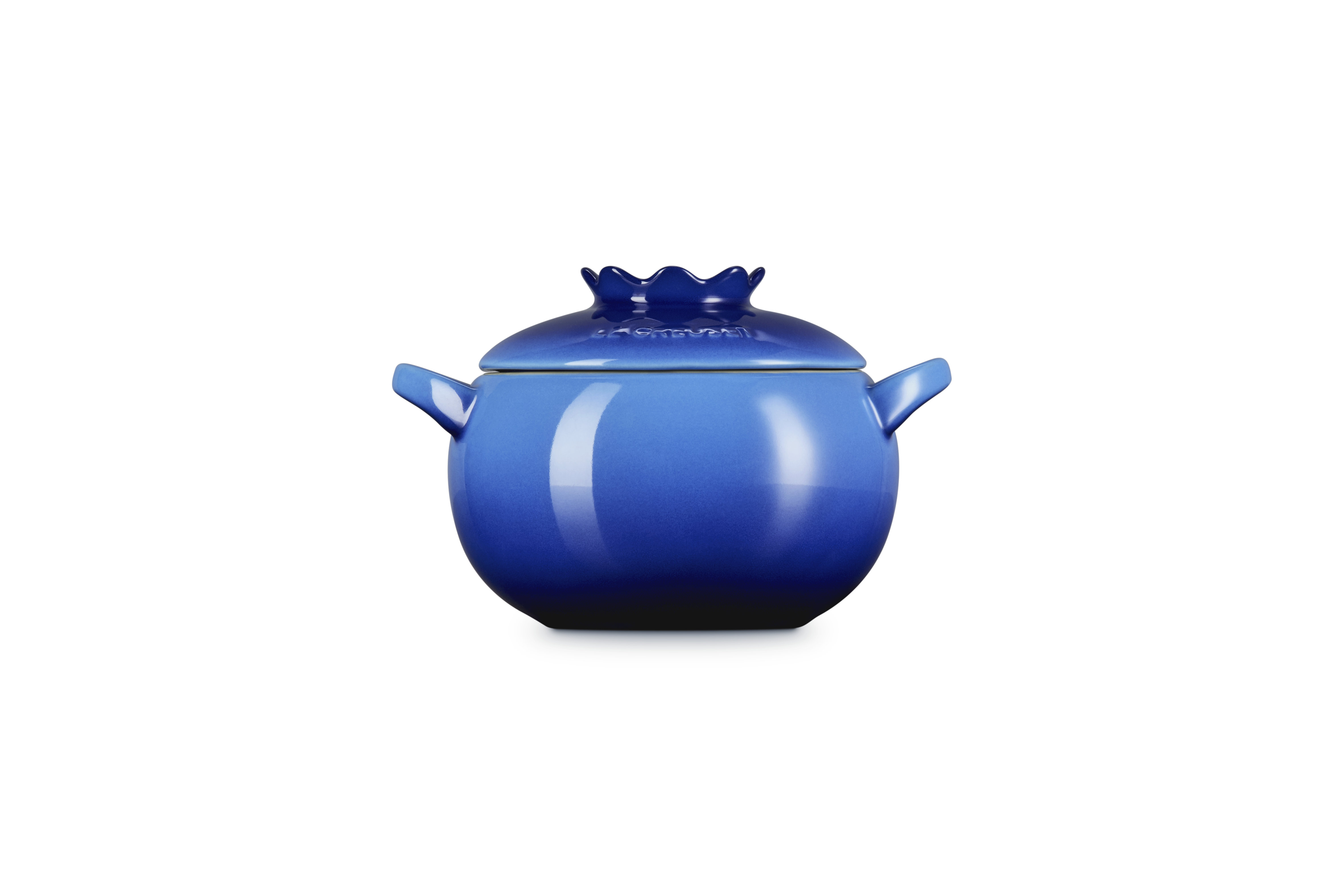 Le Creuset Stoneware Blueberry Mini Cocotte, 16 Oz. - Azure Blue